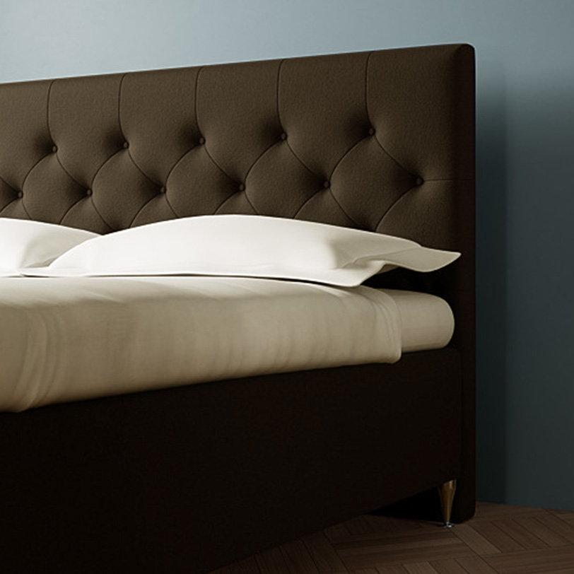 Casablanca Stitched Gavl B120 H125 Page Chocolate