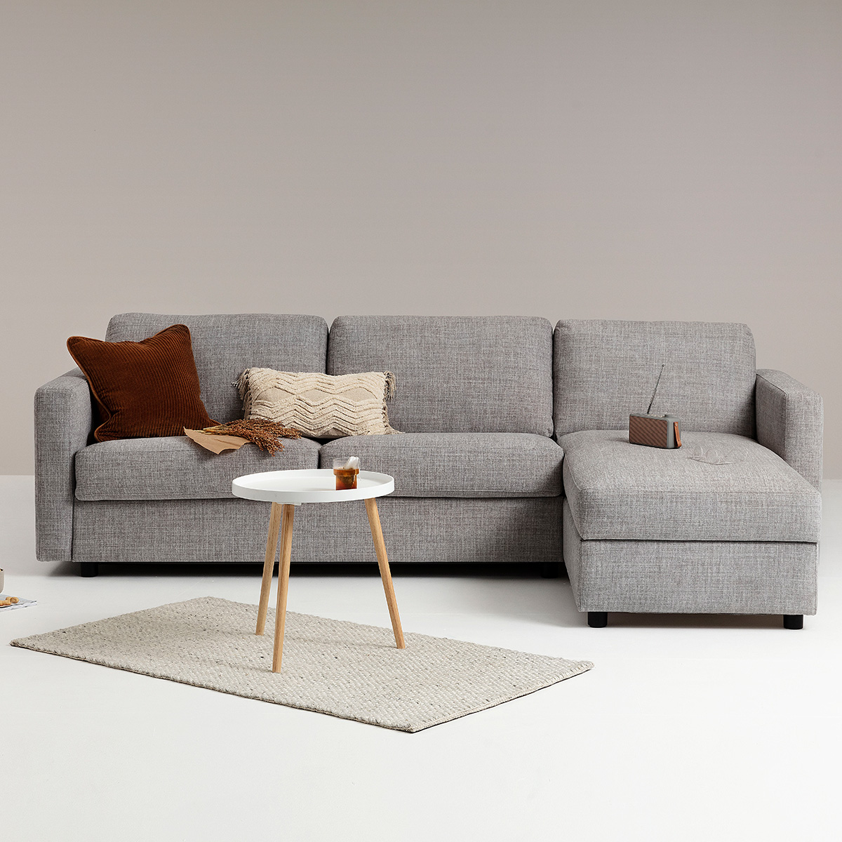 Hovden Saga  140 chaiselong sovesofa