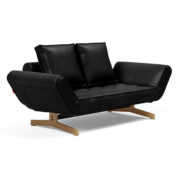 9: Ghia Wood daybed Faunal Black