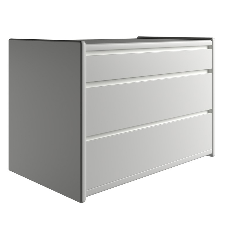 Kaagaard Kommode 338037 80×37 Hvid, ophæng