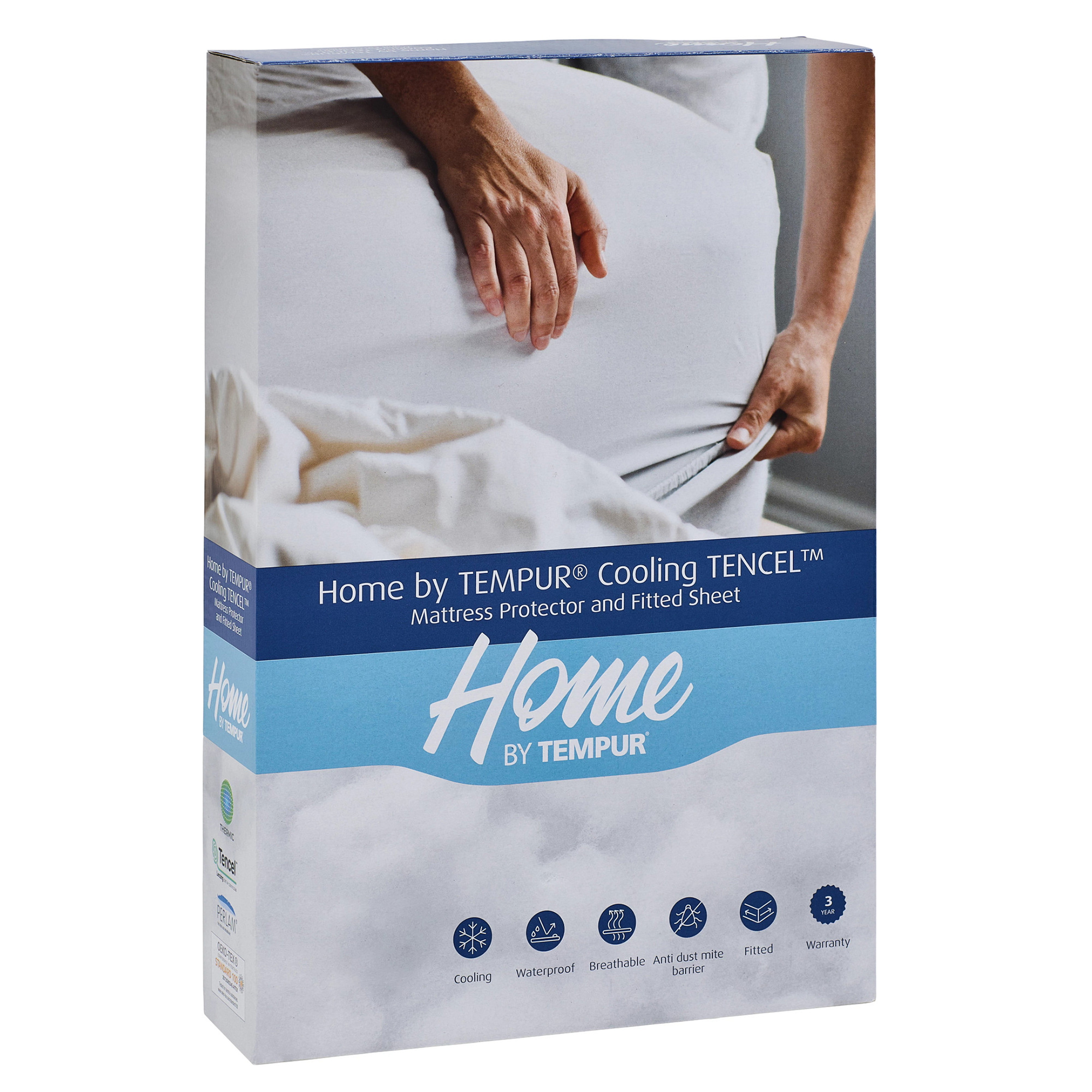 Tempur Fit protector lagen 105x200x25